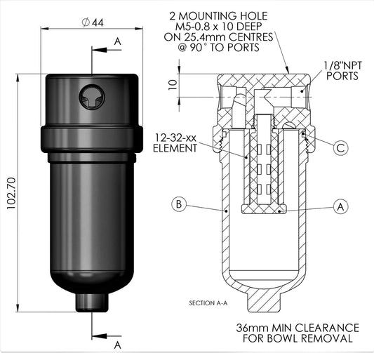 200A Filter Housing