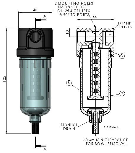 730N Filter Housing