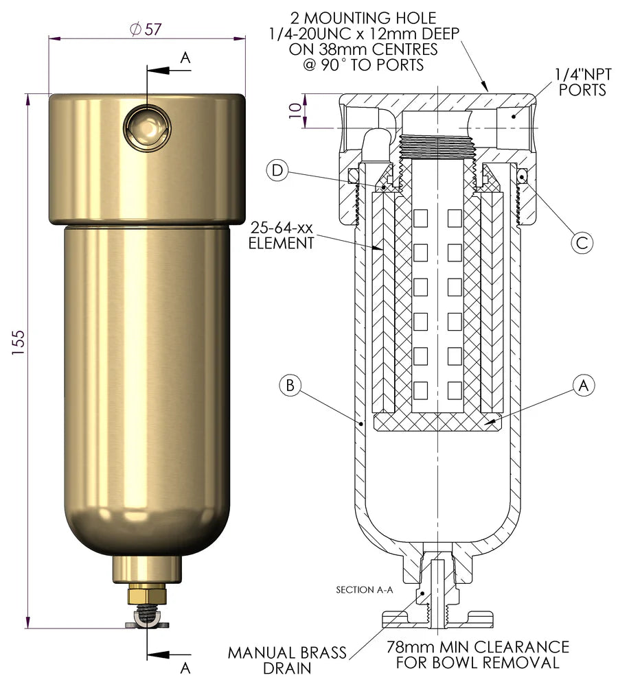 B360 Filter Housing