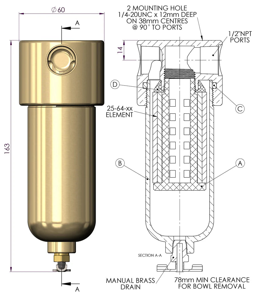 B365 Filter Housing