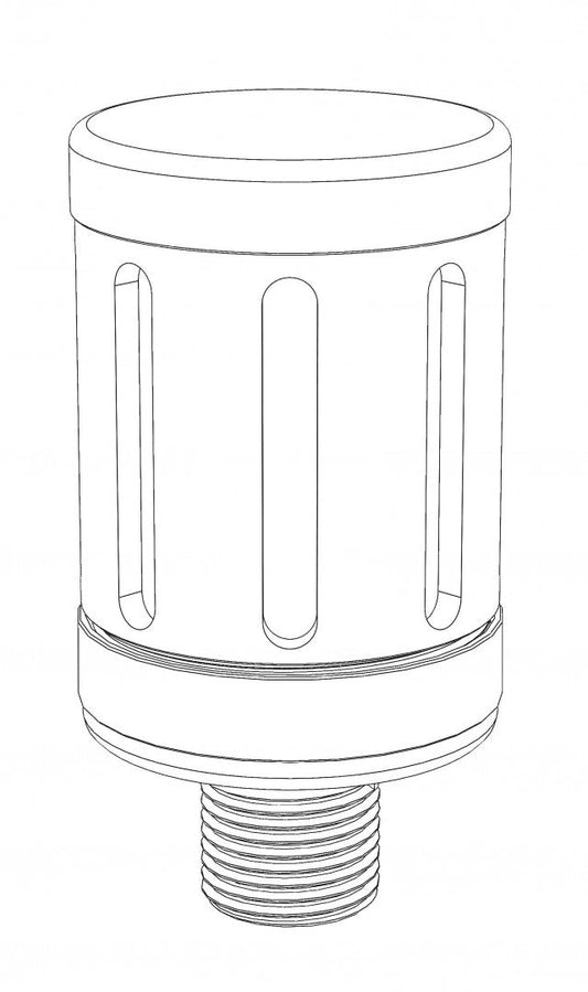 456S Stainless Steel Vacuum Pump Exhaust Housing - Pro Filters Direct