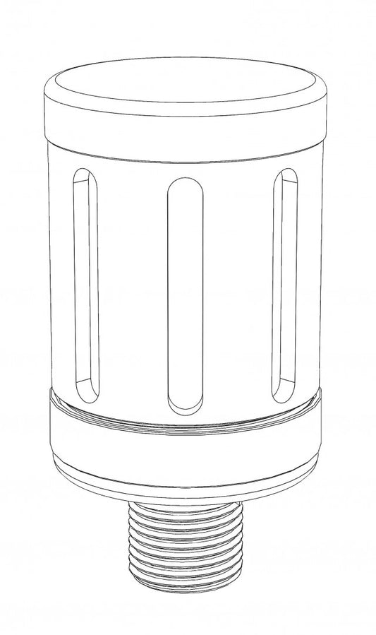 420 Aluminium Vacuum Pump Exhaust Housing - Pro Filters Direct